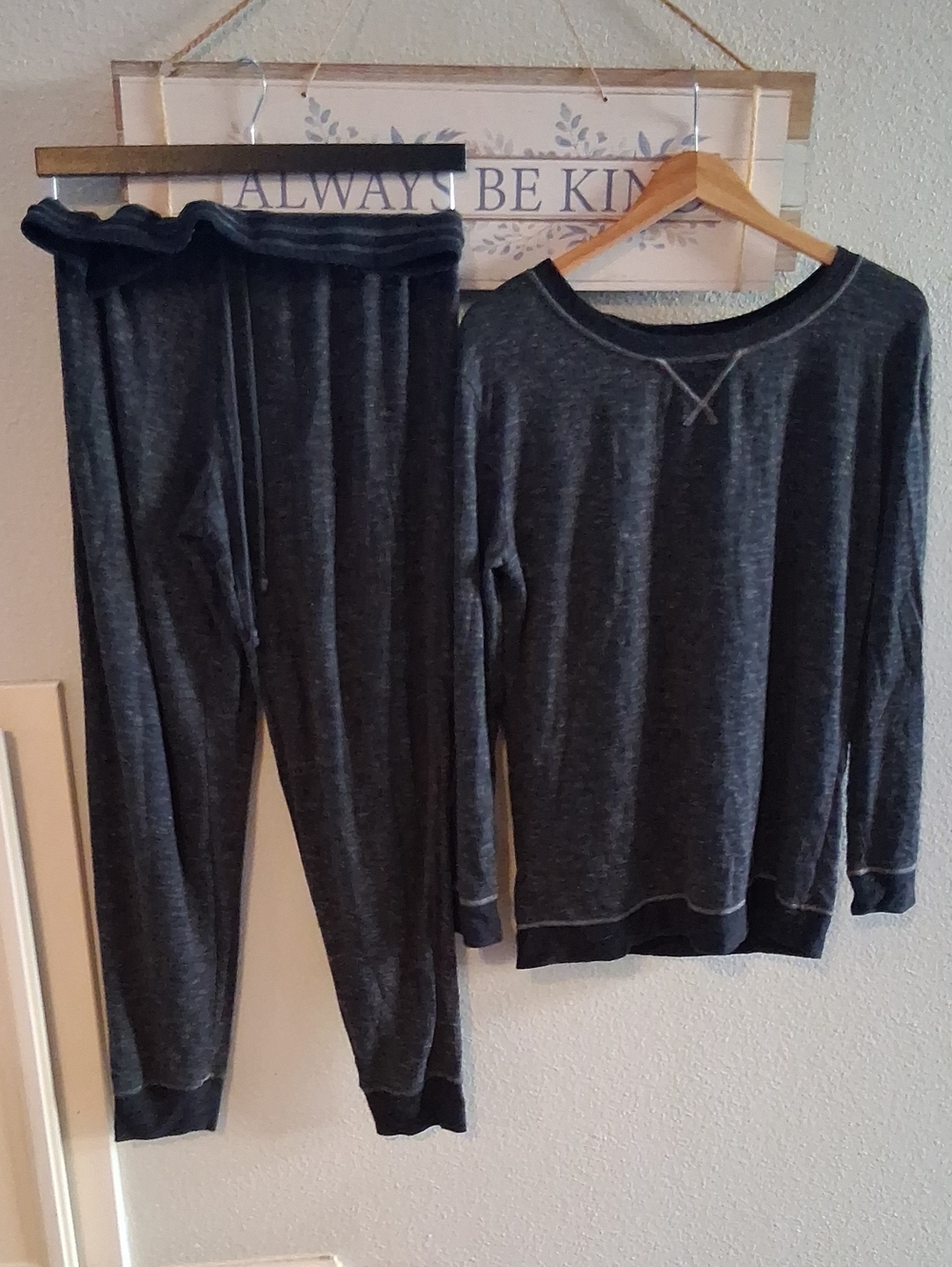 Heather Grey sweatsuit